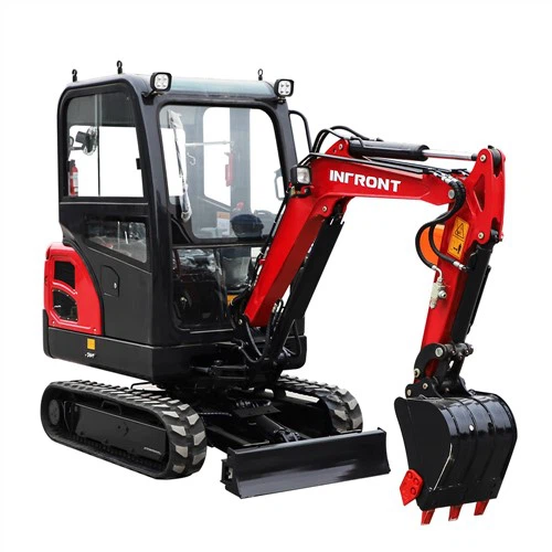 Hydraulisk bandgrävmaskin